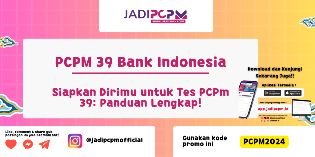 PCPM 39 Bank Indonesia