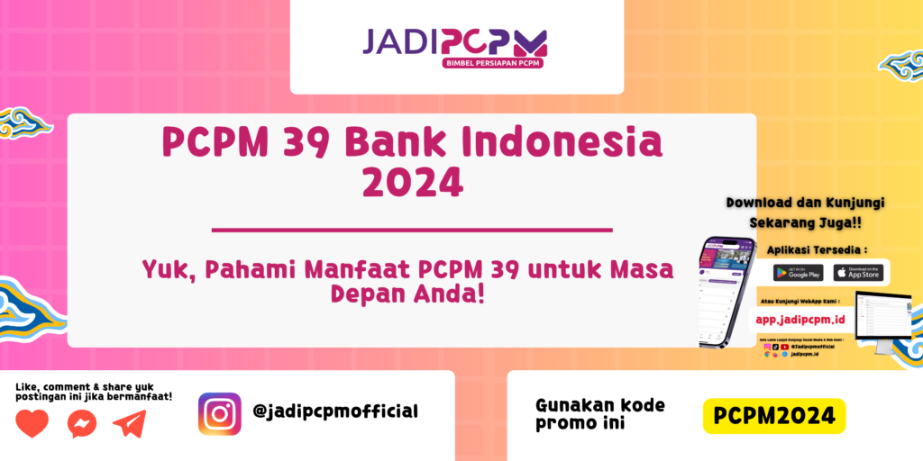 PCPM 39 Bank Indonesia 2024