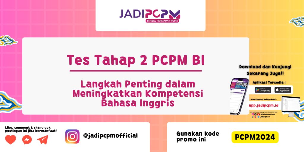 Tes Tahap 2 PCPM BI