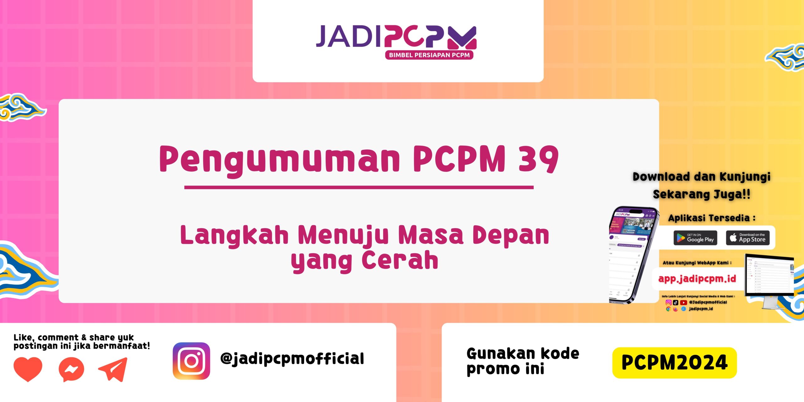 Pengumuman PCPM 39