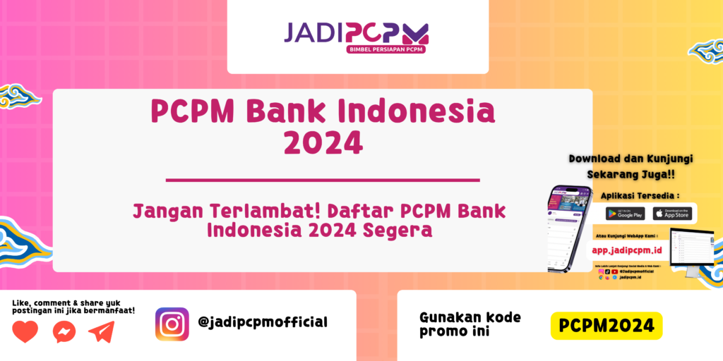 PCPM Bank Indonesia 2024