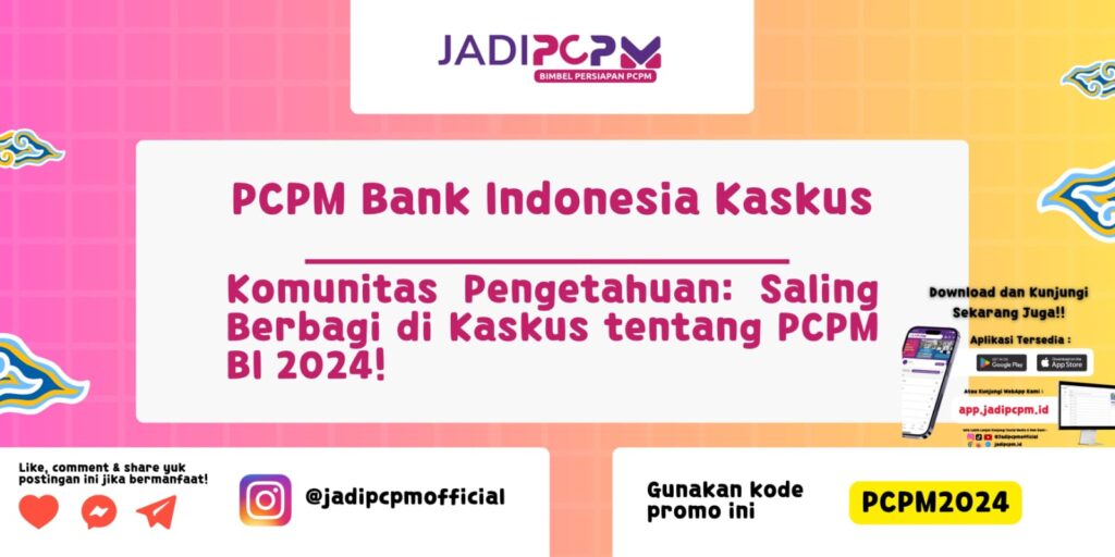 PCPM Bank Indonesia Kaskus