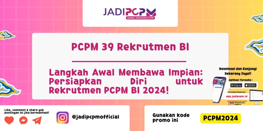 PCPM 39 Rekrutmen BI