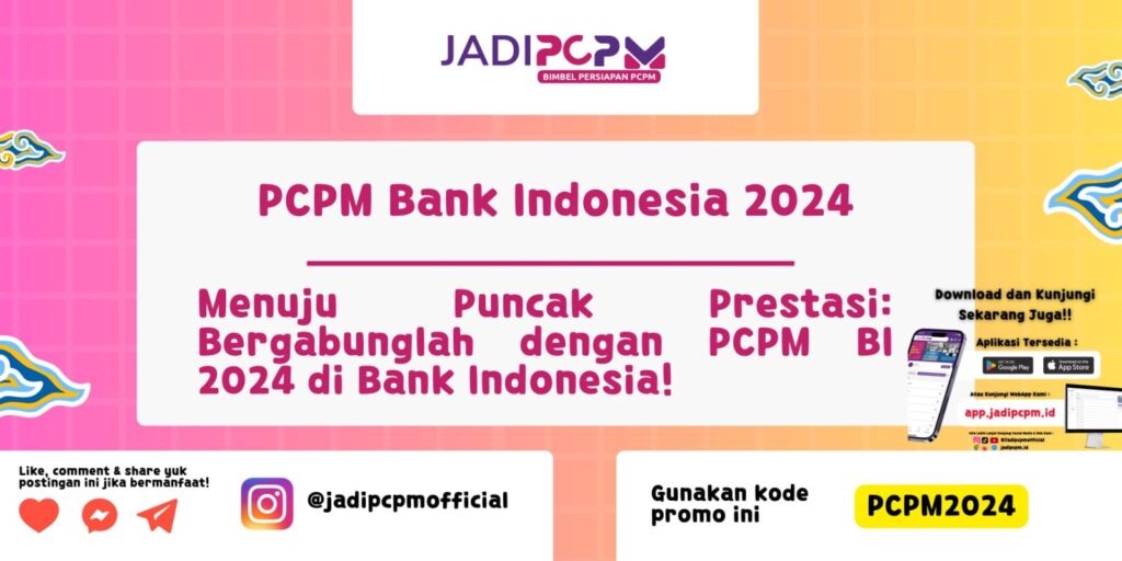 PCPM Bank Indonesia 2024