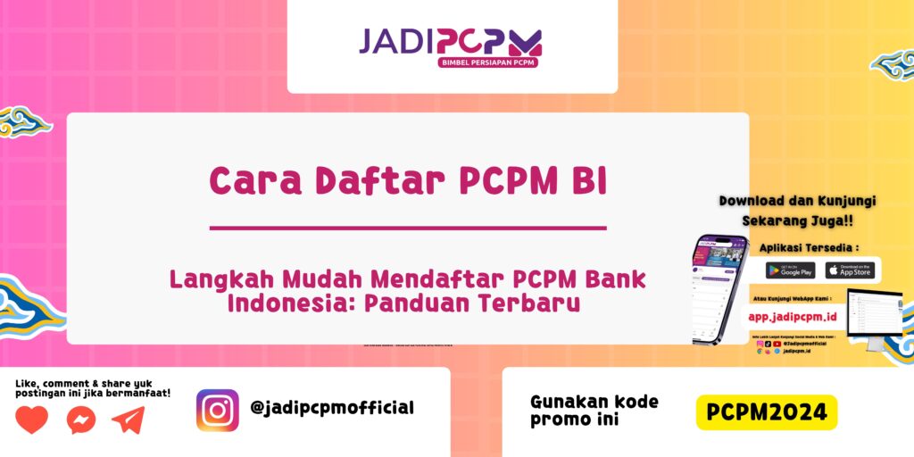 Cara Daftar PCPM BI