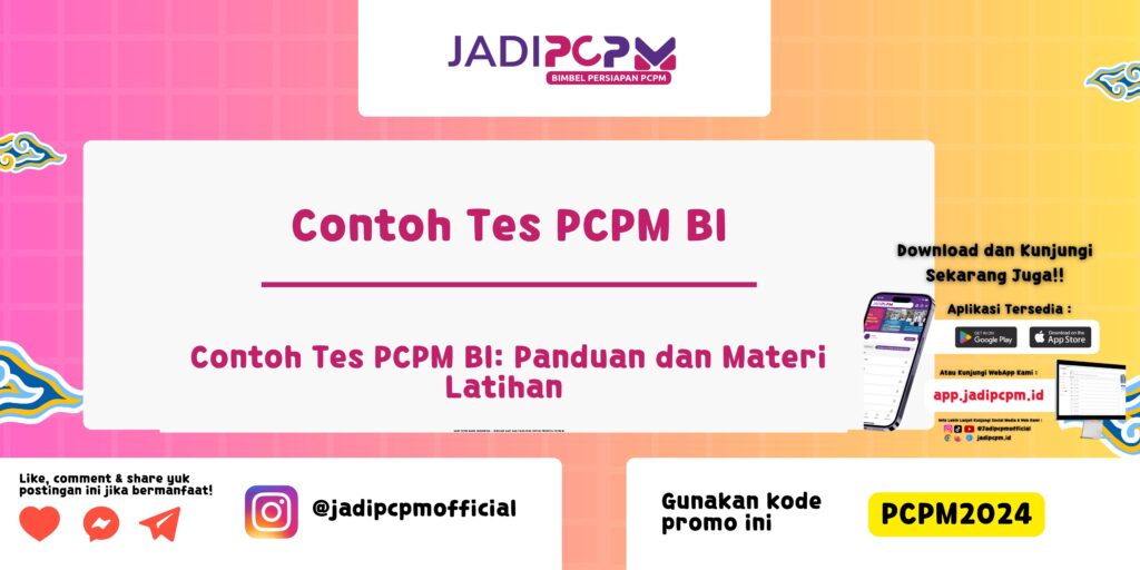 Contoh Tes PCPM BI