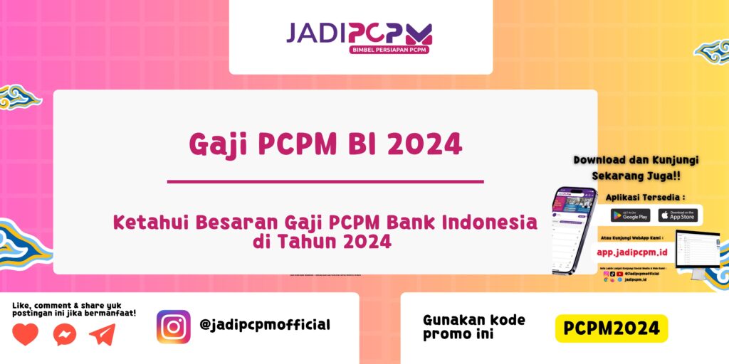 Gaji PCPM BI 2024