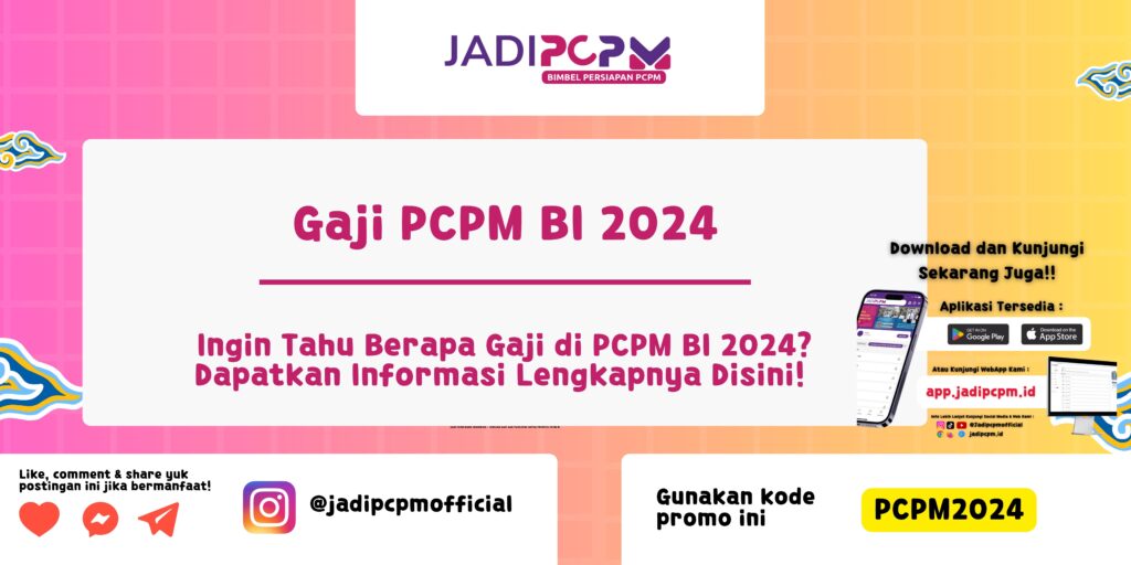 Gaji PCPM BI 2024