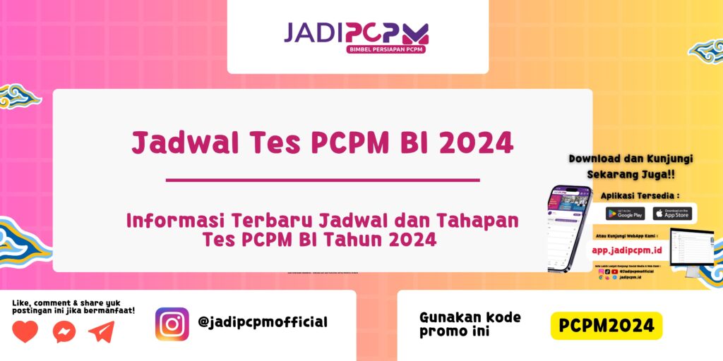 Jadwal Tes PCPM BI 2024