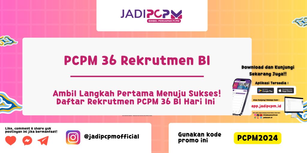 PCPM 36 Rekrutmen BI