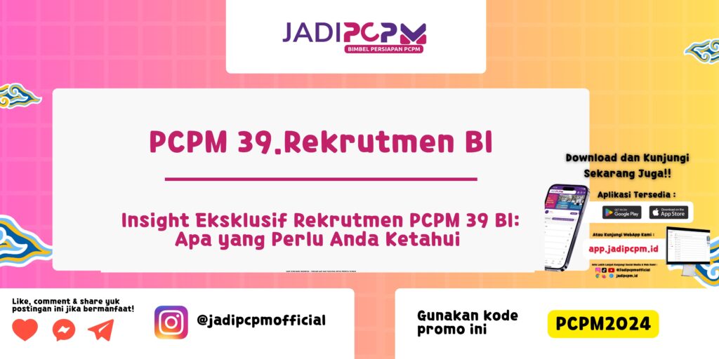 PCPM 39.Rekrutmen BI