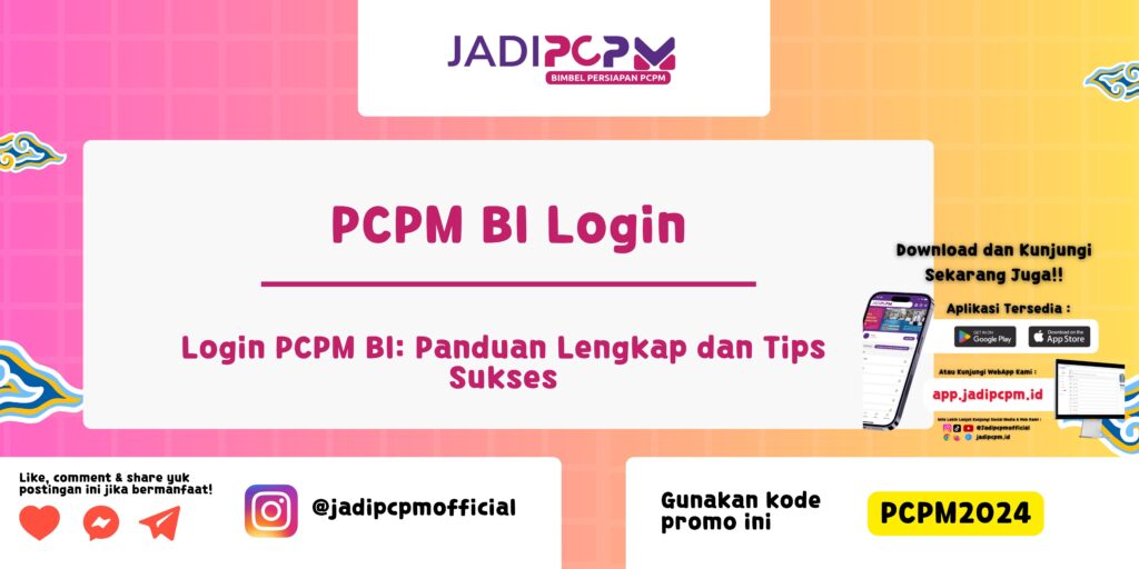 PCPM BI Login