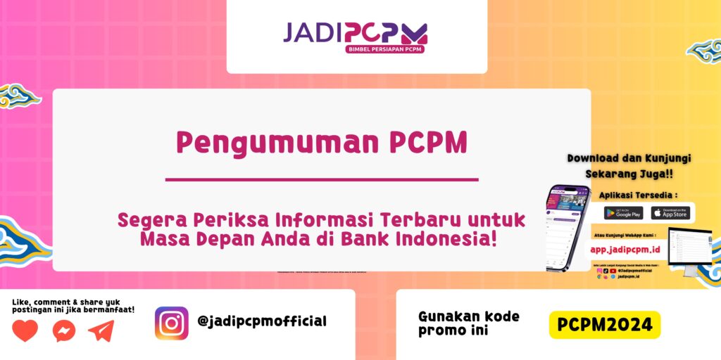 Pengumuman PCPM