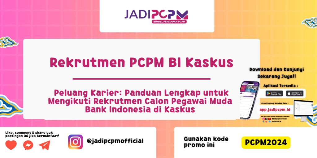 Rekrutmen PCPM BI Kaskus