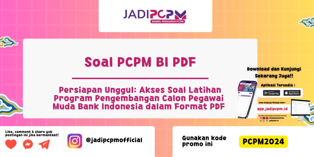 Soal PCPM BI PDF