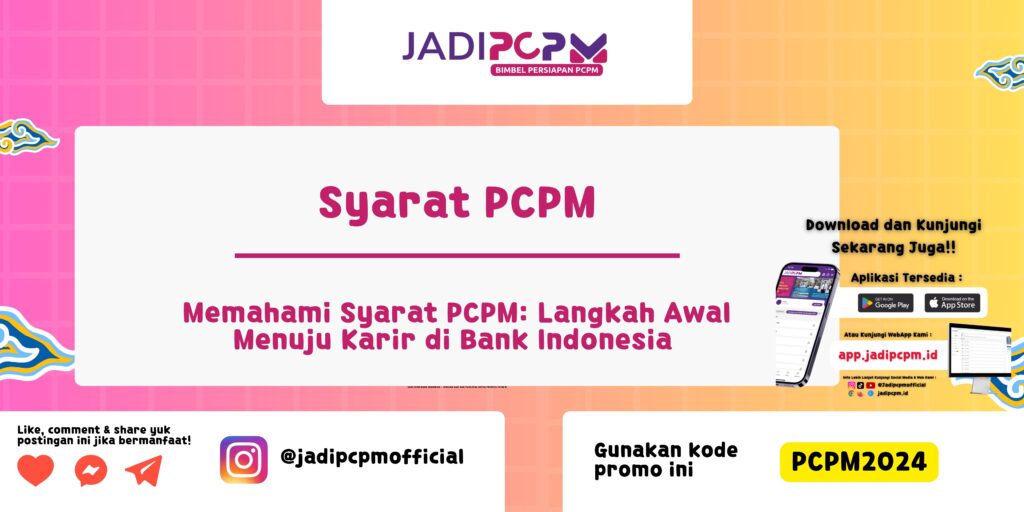 Syarat PCPM