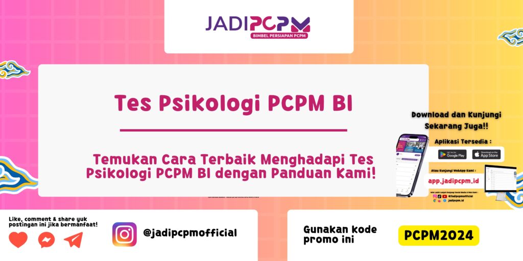 Tes Psikologi PCPM BI