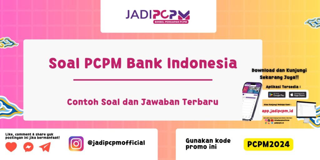 Soal PCPM Bank Indonesia