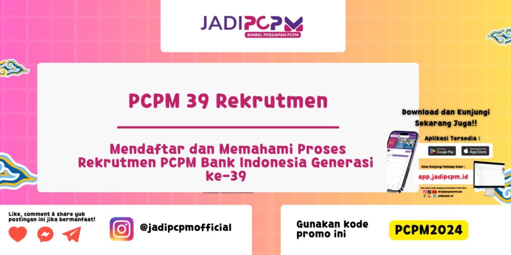 PCPM 39 Rekrutmen