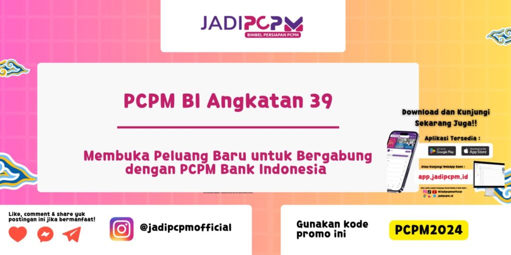 PCPM BI Angkatan 39