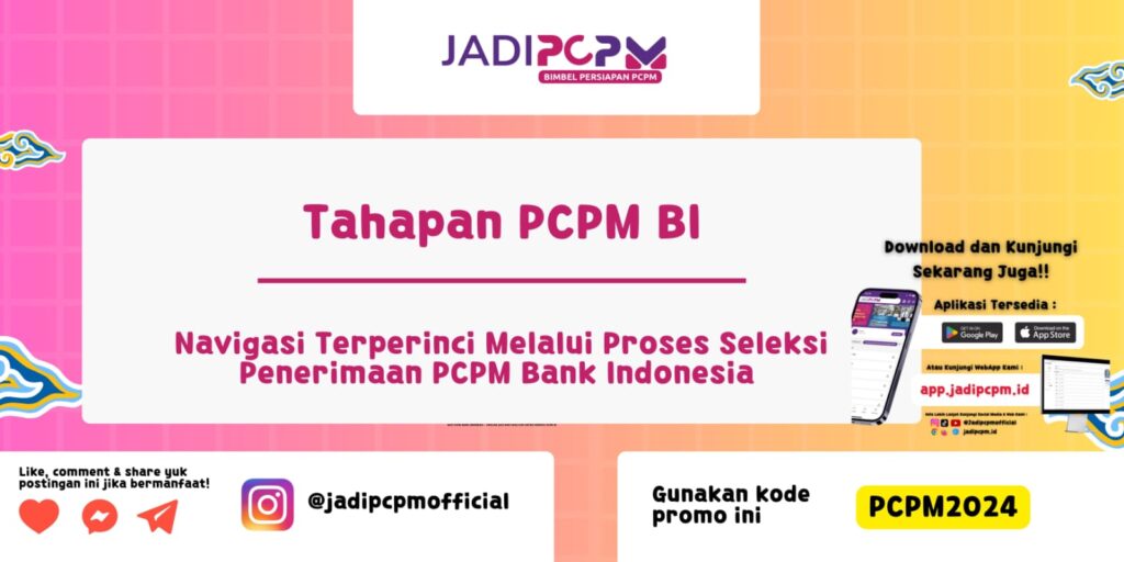 Tahapan PCPM BI