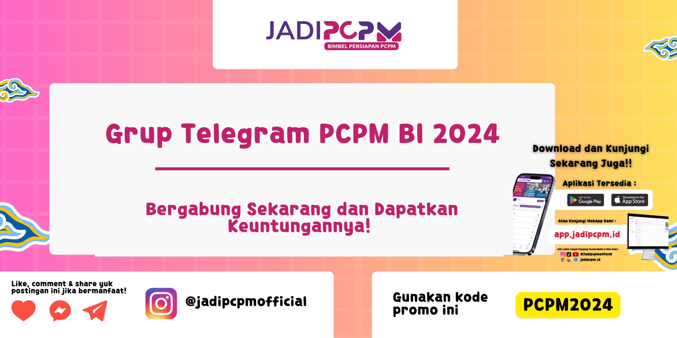 Grup Telegram PCPM BI 2024
