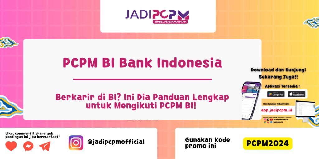 PCPM BI Bank Indonesia