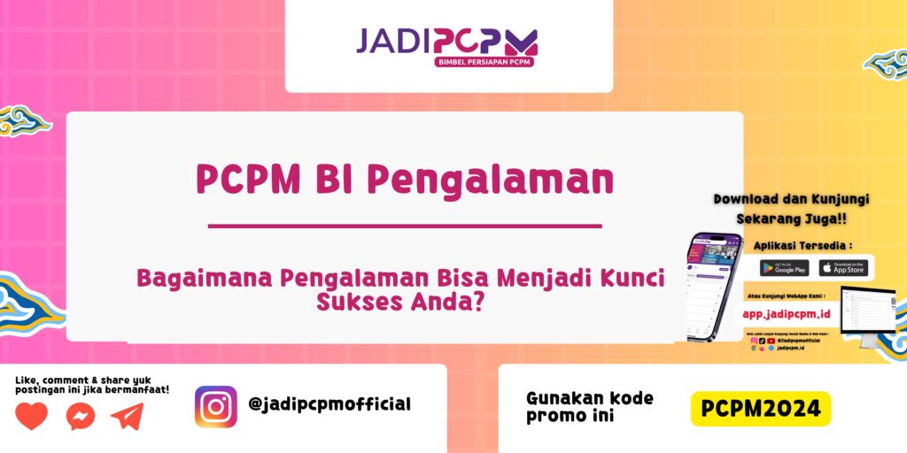 PCPM BI Pengalaman