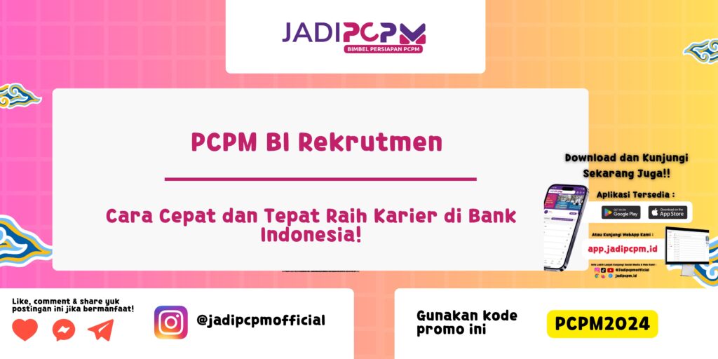 PCPM BI Rekrutmen