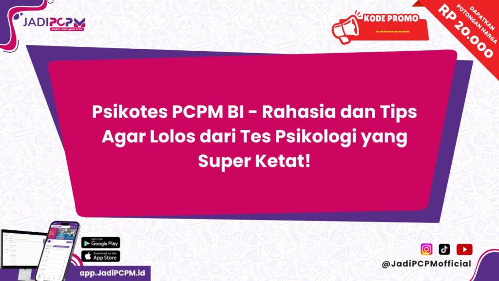 Psikotes PCPM BI