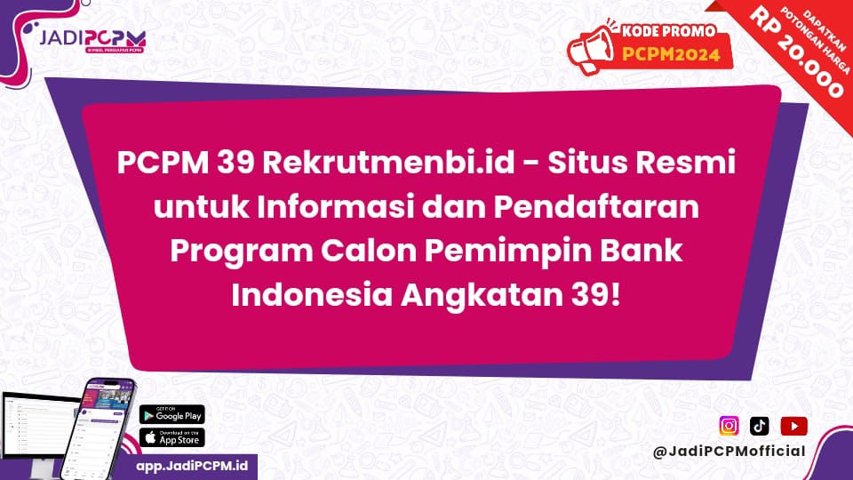 PCPM 39 Rekrutmenbi.id